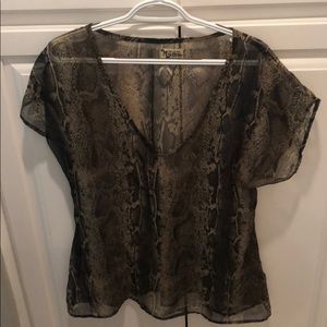 Show Me Your Mumu Snakeskin Top